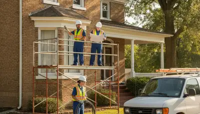 Plumber repairing pipes in Evansville, IN for residential plumbing service