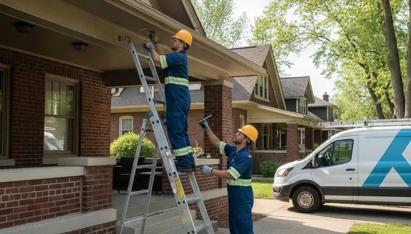 Evansville, IN plumbing repair team servicing residential and commercial pipes and fixtures