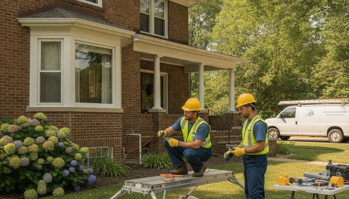 Evansville, IN plumbing repair team providing professional leak and pipe repair services