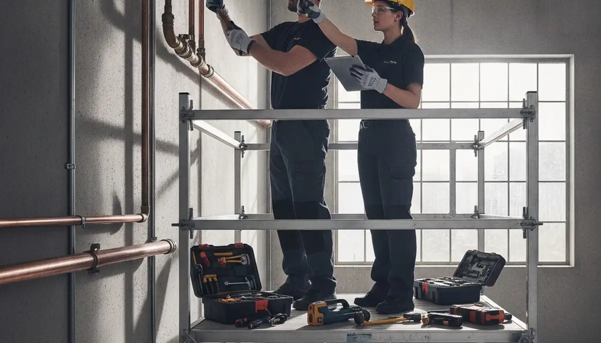 Evansville, IN plumber repairing a home pipe for same-day plumbing service