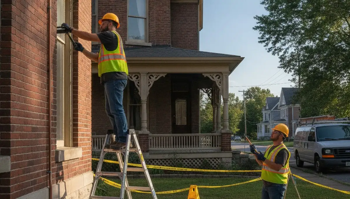 Evansville, IN plumber repairing a pipe for reliable plumbing repair service