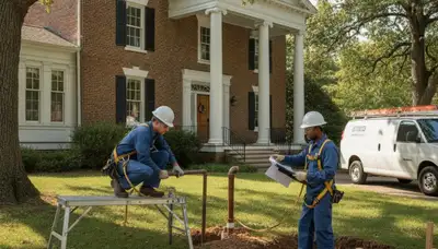 Evansville, IN plumber repairing a leak for residential plumbing service