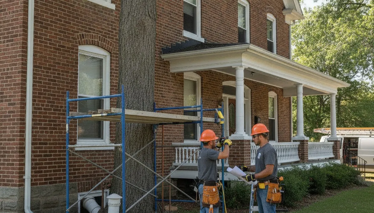 Evansville, IN plumbing repair technician fixing a leak for a local home service call