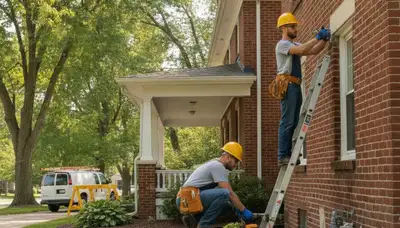 Evansville, IN plumber repairing a leak with professional plumbing tools