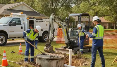 Septic repair inspection for Evansville, IN homes by On Call Plumbers